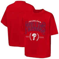 Youth Outerstuff  Red Philadelphia Phillies Premium World Class T-Shirt