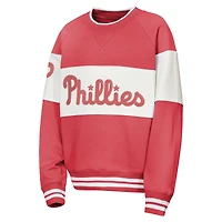 Sweat-shirt Youth Outerstuff rouge Philadelphia Phillies Ultimate Pastels On Base
