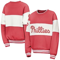 Youth Outerstuff  Red Philadelphia Phillies Ultimate Pastels On Base Sweatshirt