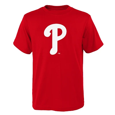 T-shirt rouge de l'équipe principale des Phillies Philadelphie pour jeune