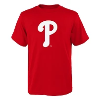 T-shirt rouge de l'équipe principale des Phillies Philadelphie pour jeune