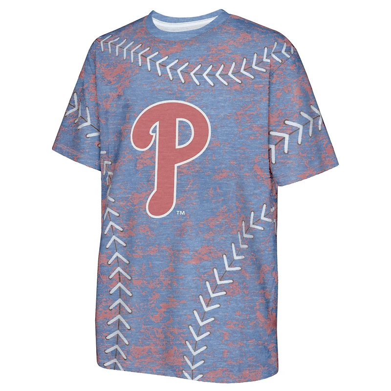 T-shirt jeunesse Royal Philadelphia Phillies Slide Score Bold