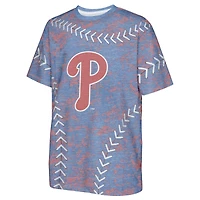 T-shirt jeunesse Royal Philadelphia Phillies Slide Score Bold