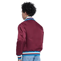 Veste universitaire zippée Youth Starter bordeaux Philadelphia Phillies The Captain Jr. Collection Cooperstown