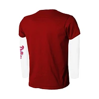 Ensemble de t-shirts rouges et blancs pour jeunes Philadelphia Phillies