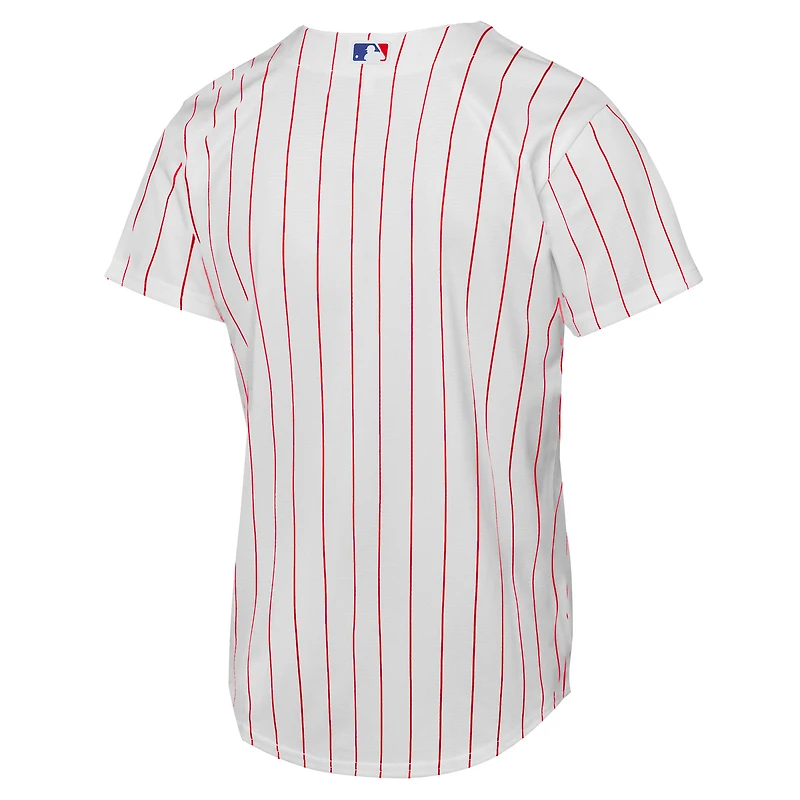 Maillot réplique à domicile blanc pour jeunes des Philadelphia Phillies