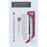 Zack Wheeler Philadelphia Phillies 2025 Topps Now Road to Opening Day Black Label #OD-187 BGS Authenticated 10 Card - 10,10,10,10 Subgrades