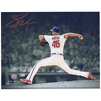 Zack Wheeler Philadelphia Phillies Autographed 11" x 14" Pitching Spotlight Photograph