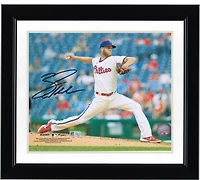 Photo de lanceur autographiée de Zack Wheeler, joueur des Phillies de Philadelphie (8 x 10 pouces).