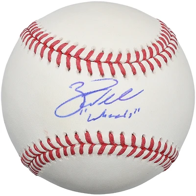Zack Wheeler Philadelphia Phillies Autographed Baseball with "Wheels" Inscription