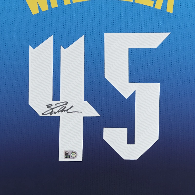 Zack Wheeler Philadelphia Phillies Autographed Light Blue City Connect Limited Jersey