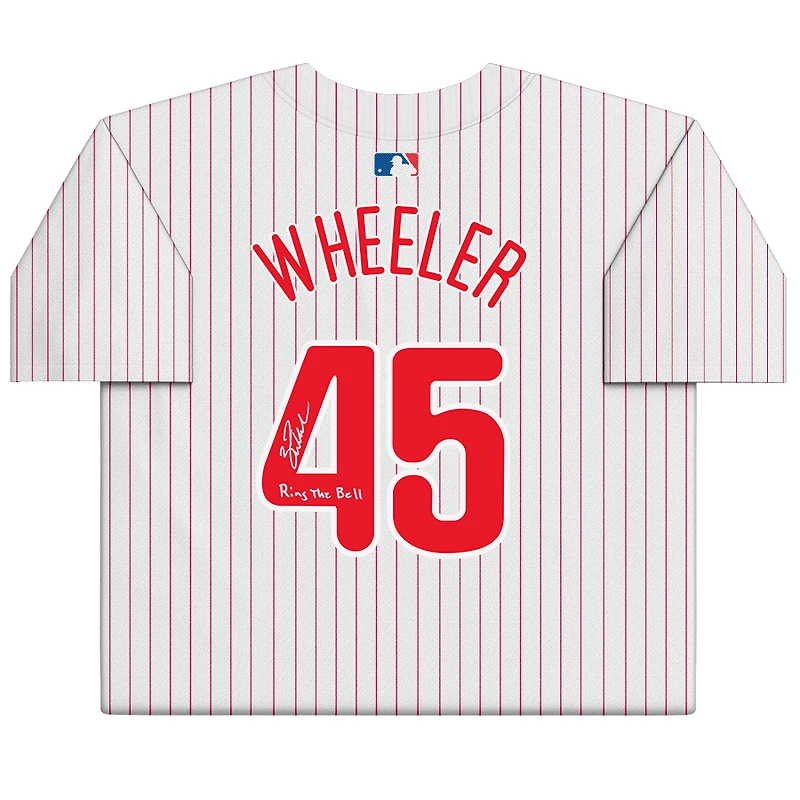 Zack Wheeler Philadelphia Phillies Autographed White Nike Limited Jersey with "Ring The Bell" Inscription