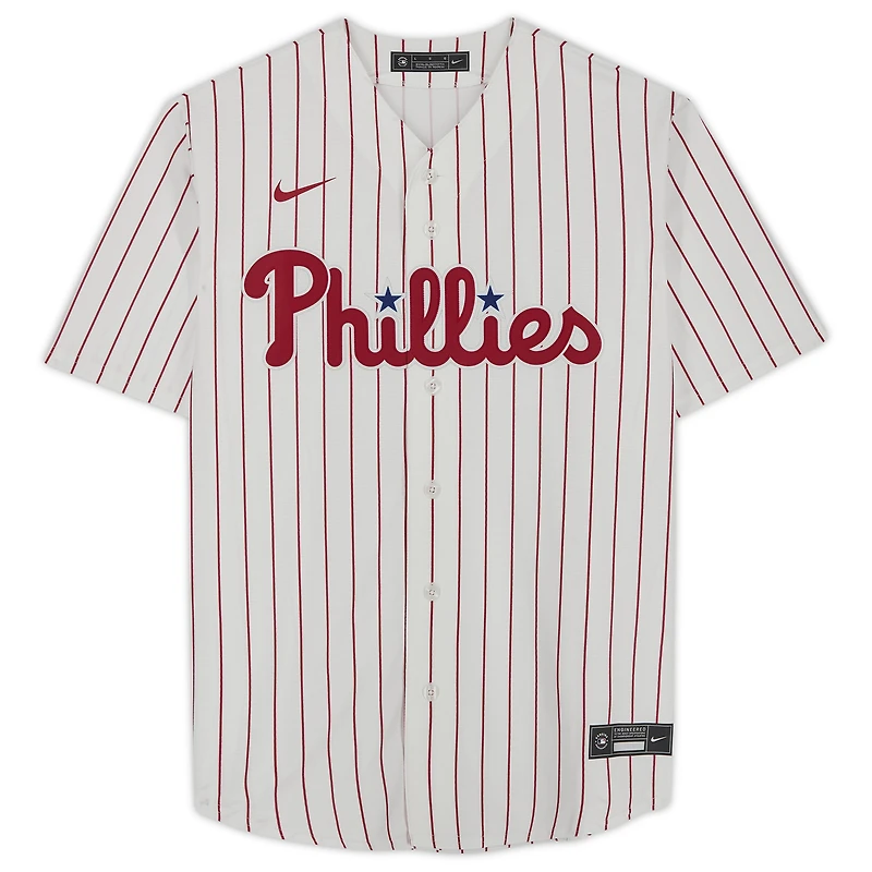 Zack Wheeler Philadelphia Phillies Autographed White Nike Replica Jersey