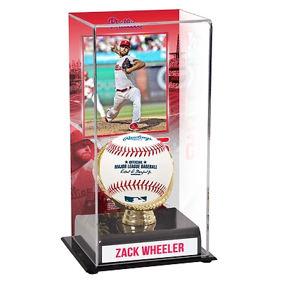 Vitrine de présentation sublimée avec image de Zack Wheeler Philadelphia Phillies