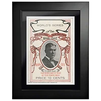 Philadelphia Phillies vs Boston Red Sox 1915 World Series - Couverture de programme encadrée 12'' x 16''