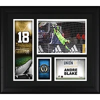 Collage de joueurs encadré de 15" x 17" de l'Union de Philadelphie d'Andre Blake