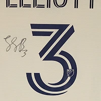 Jack Elliott Philadelphia Union Autographed Match-Used #3 Tan adidas Jersey from the 2024 MLS Season - Size L