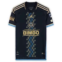 Jeremy Rafanello Philadelphia Union Autographed Match-Used #14 Navy adidas Jersey from the 2024 MLS Season - Size M