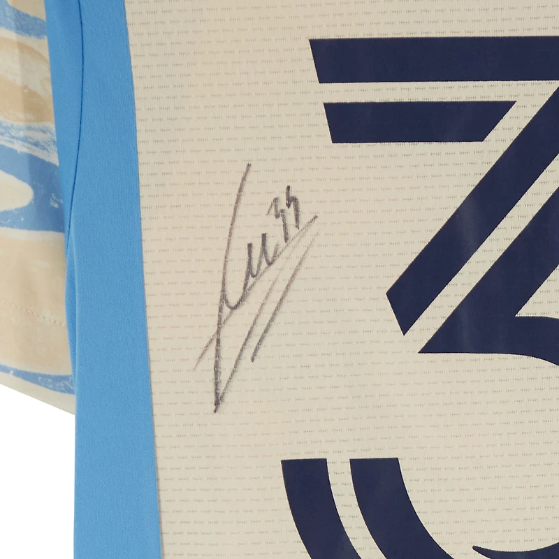 Markus Anderson Philadelphia Union Autographed Match-Used #35 Tan adidas Jersey from the 2024 MLS Season - Size M