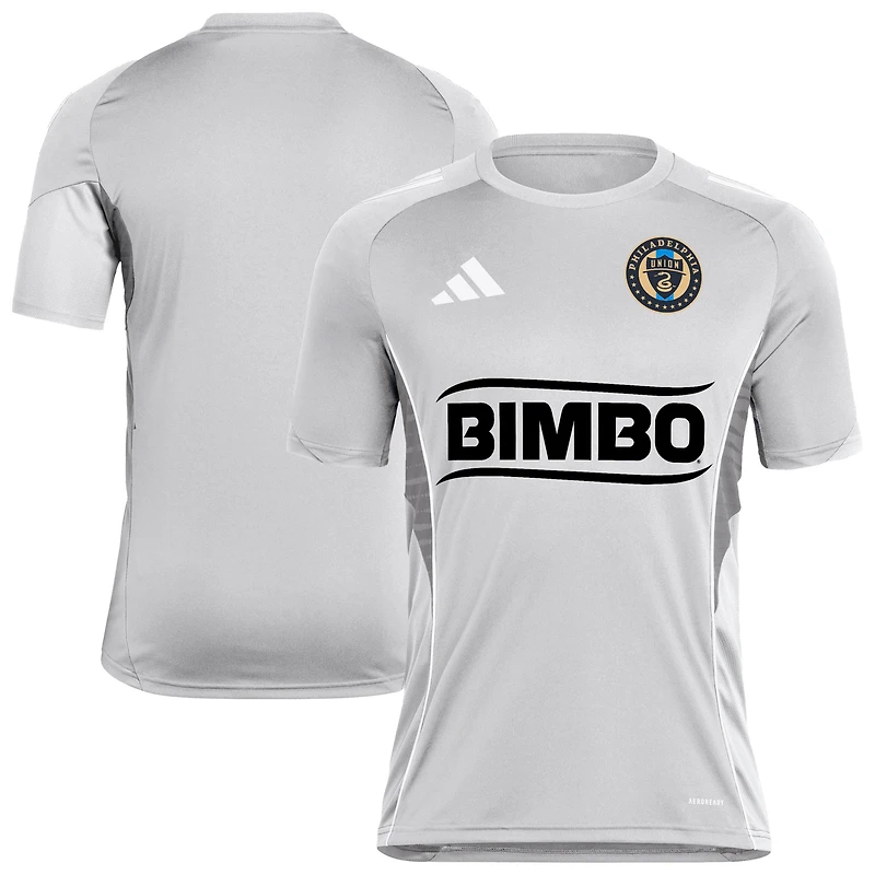 Maillot d'entraînement adidas Silver Philadelphia Union 2025 pour homme