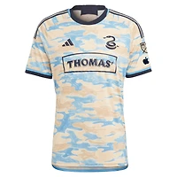 Maillot Philadelphia Union 2023 For Philly adidas Alejandro Bedoya Tan pour homme