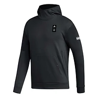 Men's adidas Black Philadelphia Union 2023 Player Travel Pullover Hoodie