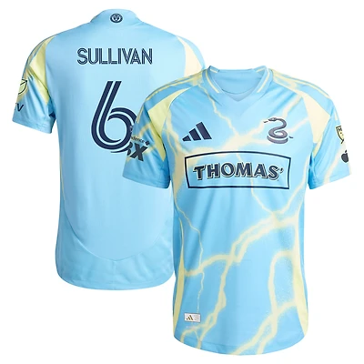 Men's adidas Cavan Sullivan Blue Philadelphia Union 2025 The Voltage Kit Authentic Player Jersey