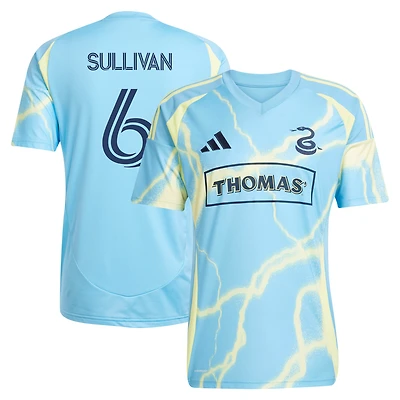 Men's adidas Cavan Sullivan Blue Philadelphia Union 2025 The Voltage Kit Replica Player Jersey