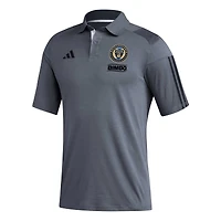 Men's adidas Gray Philadelphia Union 2023 On-Field Training Polo