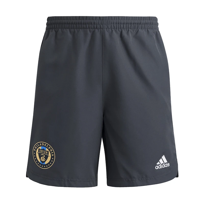 Short de voyage adidas gris Philadelphia Union 2025 pour homme