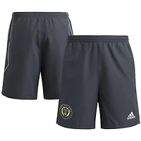 Men's adidas Gray Philadelphia Union 2025 Travel Shorts
