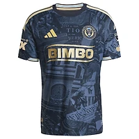 Men's adidas Nathan Harriel Navy Philadelphia Union 2026 1776 Kit On-Field Authentic Patch Jersey