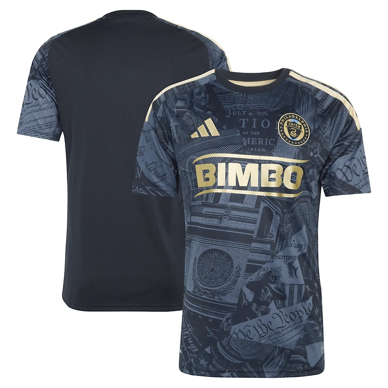 Men's adidas Navy Philadelphia Union 2026 1776 Kit Replica Jersey