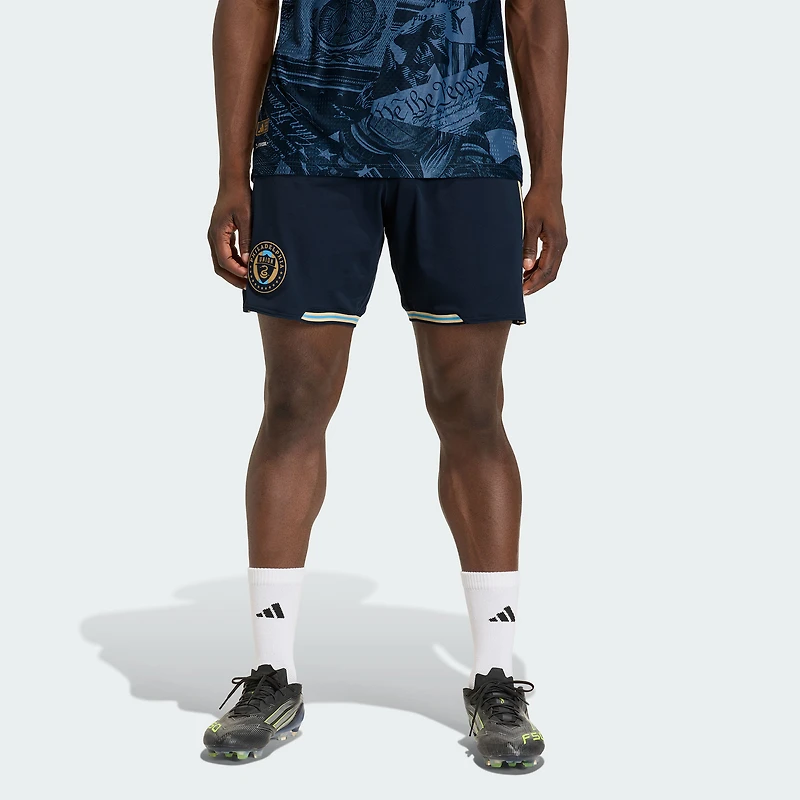 Short authentique adidas Philadelphia Union 2026 bleu marine pour homme