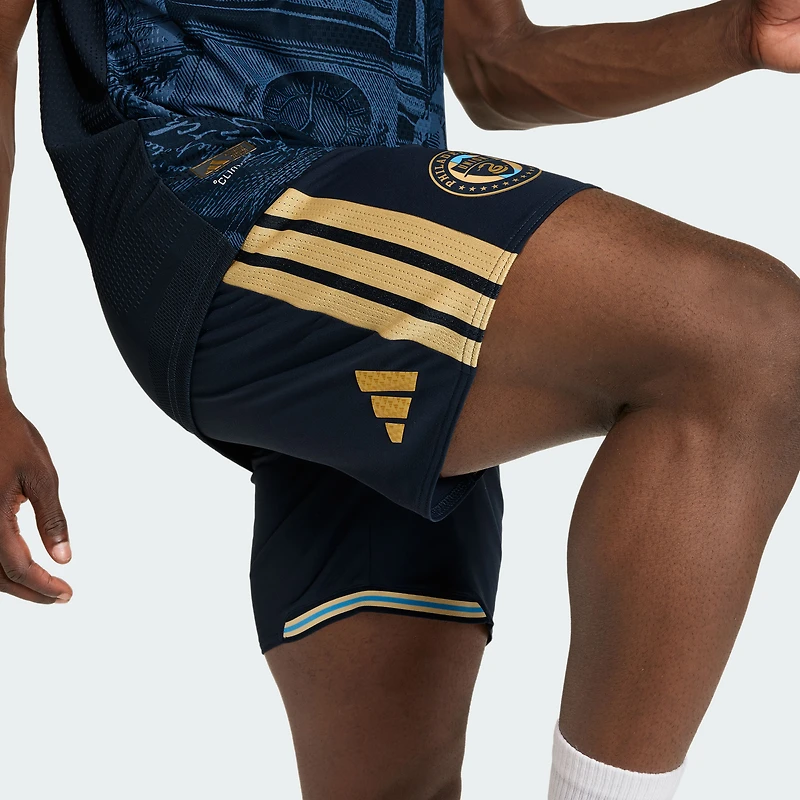Men's adidas  Navy Philadelphia Union 2026 On-Field Authentic Shorts