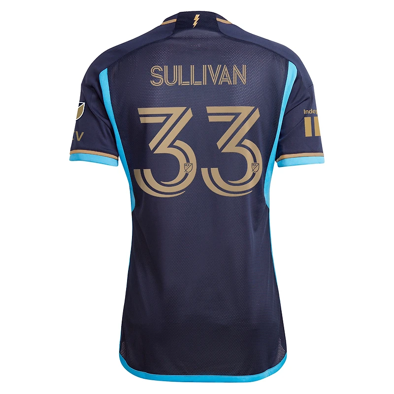 Maillot de joueur authentique adidas Quinn Sullivan Navy Philadelphia Union 2024 The XV Kit pour homme