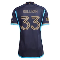 Maillot de joueur authentique adidas Quinn Sullivan Navy Philadelphia Union 2024 The XV Kit pour homme