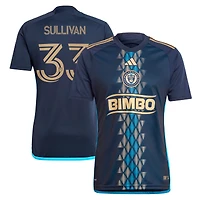 Maillot réplique du kit XV 2024 de Philadelphia Union pour homme adidas Quinn Sullivan Navy