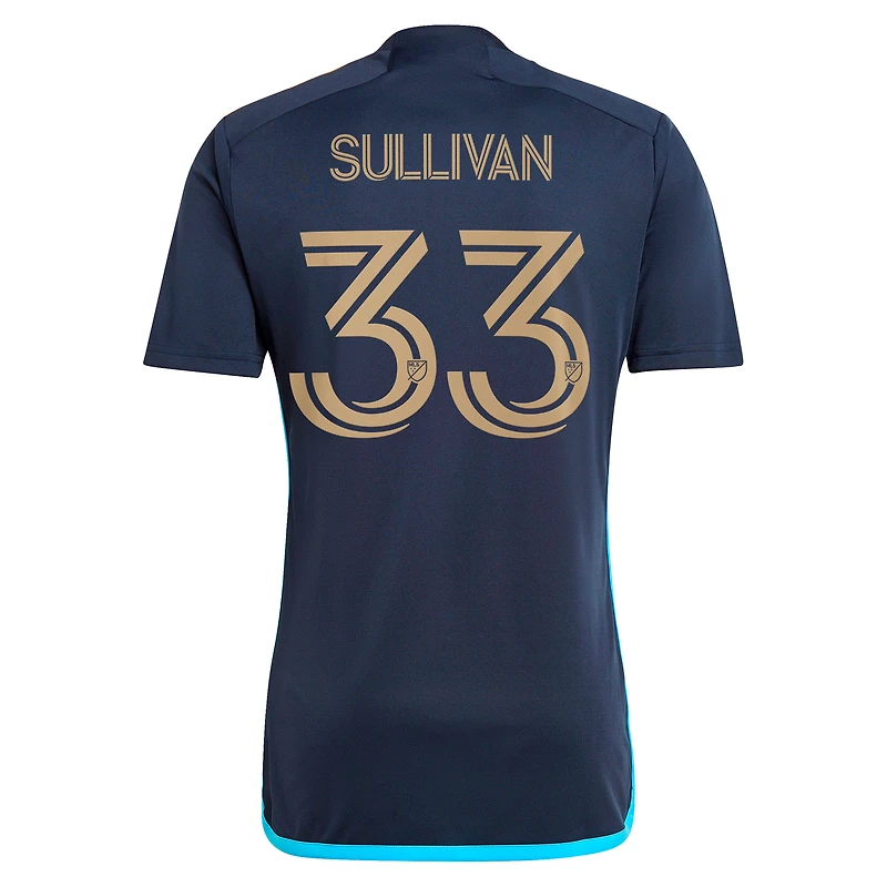 Maillot réplique du kit XV 2024 de Philadelphia Union pour homme adidas Quinn Sullivan Navy