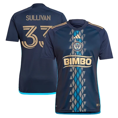 Men's adidas Quinn Sullivan Navy Philadelphia Union 2024 The XV Kit Replica Player Jersey