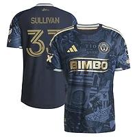 Maillot authentique adidas Quinn Sullivan bleu marine Philadelphia Union 2026 1776 pour homme