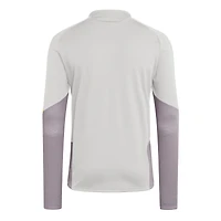 Men's adidas Silver Philadelphia Union 2026 Tiro Competition Quarter-Zip Training Top