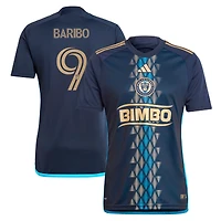 Maillot de joueur réplique du kit XV 2024 Philadelphia Union pour homme adidas Tai Baribo Navy
