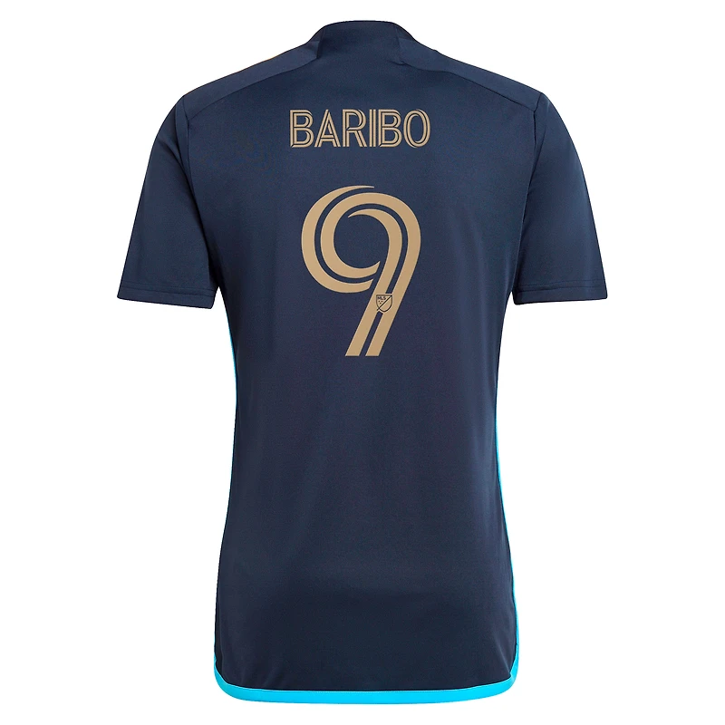 Maillot de joueur réplique du kit XV 2024 Philadelphia Union pour homme adidas Tai Baribo Navy