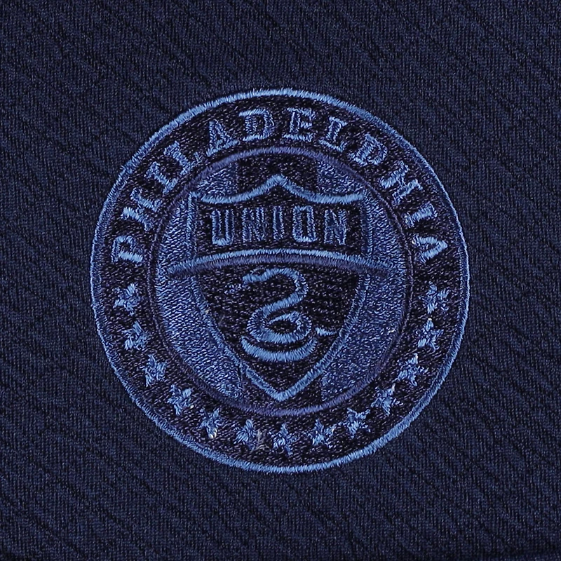 Veste-chemise boutonnée pour homme Antigua Navy Philadelphia Union Streamer Diamond