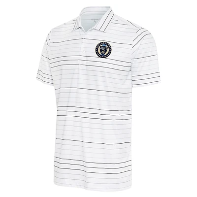 Men's Antigua White/Black Philadelphia Union Ryder Polo