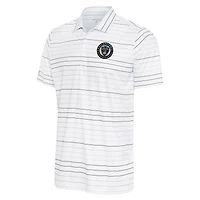 Polo Ryder blanc/noir pour homme de l'équipe Philadelphia Union