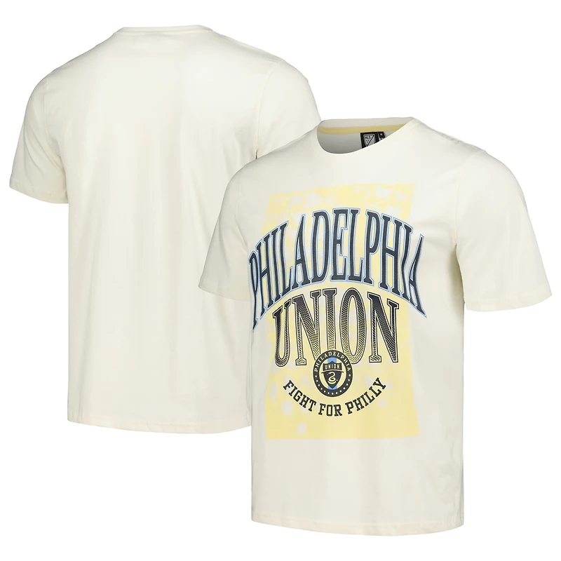 Men's Cream Philadelphia Union '90s Heavyweight Relaxed T-Shirt