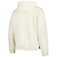 Men's Cream Philadelphia Union Tonal Raglan Oversized Pullover Hoodie