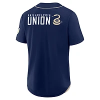 Maillot de baseball Fanatics Navy Philadelphia Union Injury Time pour homme